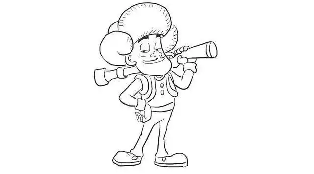 熊出没之光头强幼儿亲子简笔画宝宝轻松学画画