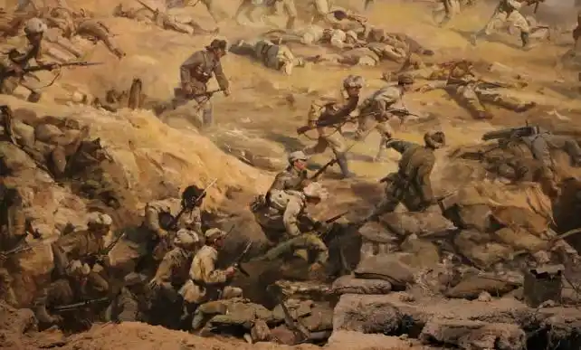 这一仗太惨烈,全连120人只剩20人,连长突然被授权指近全营