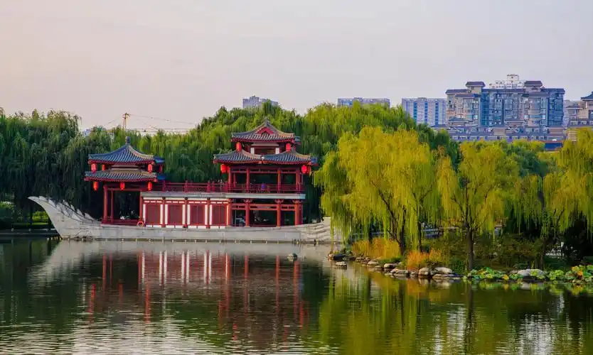 曲江池,西安一座历史悠久而又风景迷人的公园