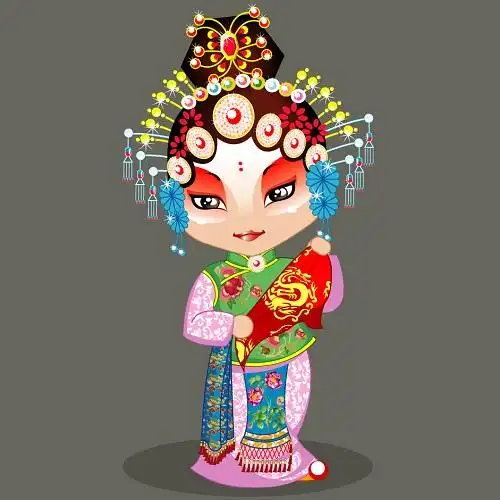 高清妩媚女生头像:红尘不扰君无忧---花旦