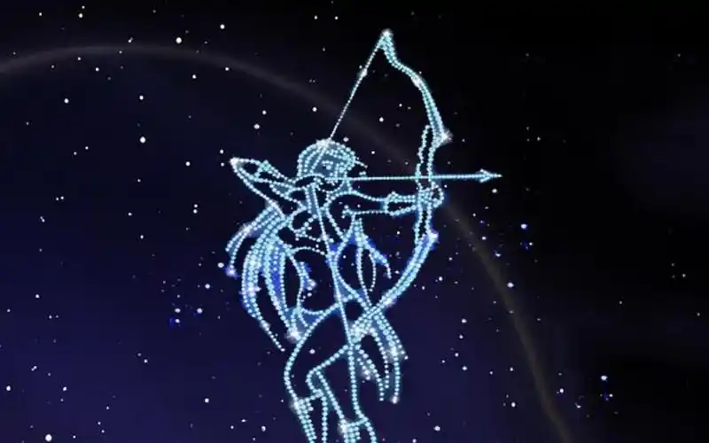 射手座梦幻星空插画,高清壁纸图片,生肖星座-回车桌面