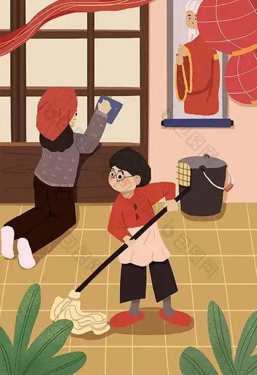 格式是psd,建议使用photoshop cc 软件打开,该插画素材大小是79