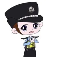 公安警察卡通头像 卡通警察叔叔q版头像_微信头像图片大全