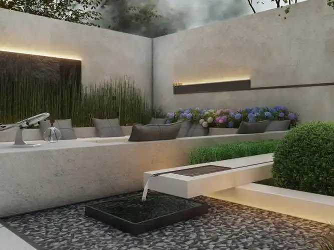 现代极简庭院景观设计合肥