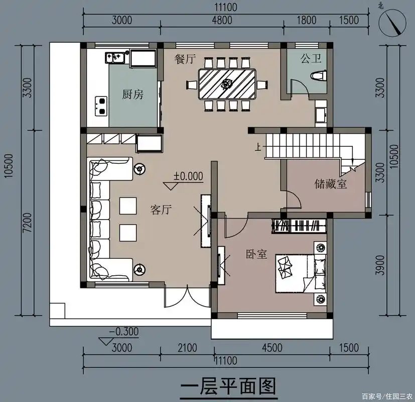 农村自建4室1厅二层别墅,面宽只有11米,生活就是这样简单舒适