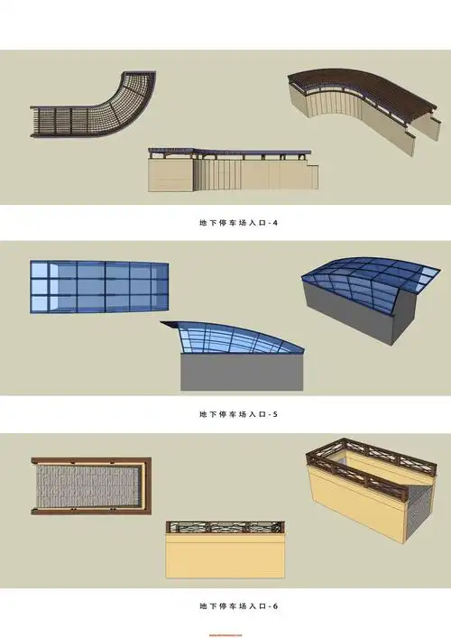 地下车库入口精品整理,绝对的实用