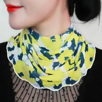 bitced新品夏天护颈椎的套脖围脖女套头小丝巾春秋百搭护颈椎假领子女