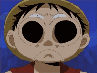 卡通海贼王大鼻孔憋嘴路飞gif动图_动态图_表情包下载_soogif