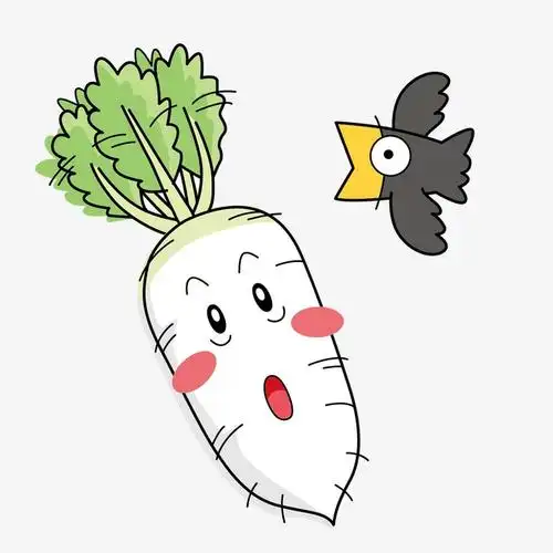 白萝卜宝宝矢量素材【免抠元素png】-90设计网
