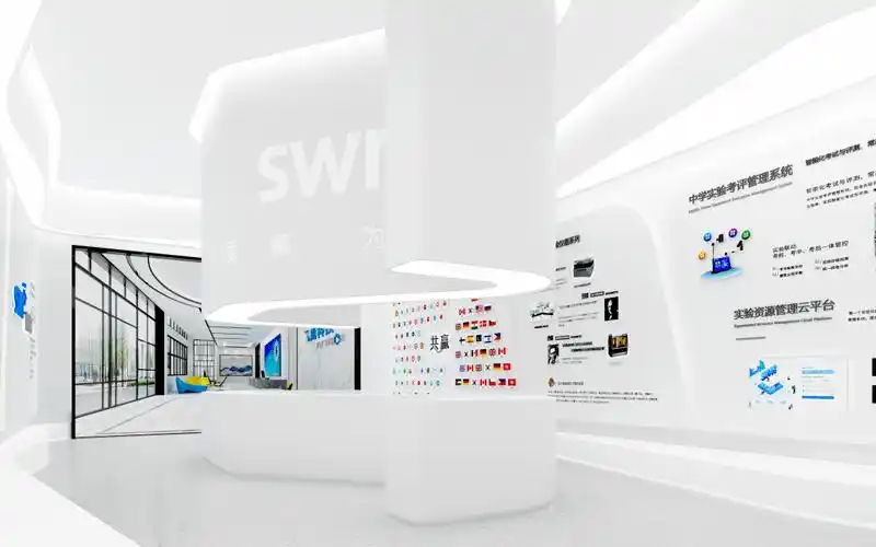 南京溧水苏威尔科技展厅形象墙制作案例_亚克力_项目名称_客户