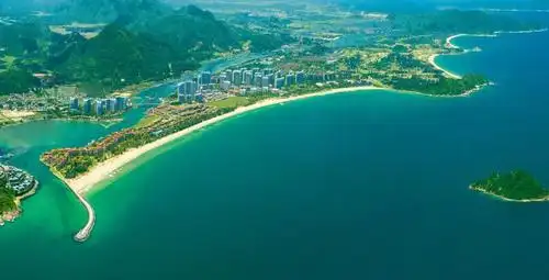 神州半岛航拍图