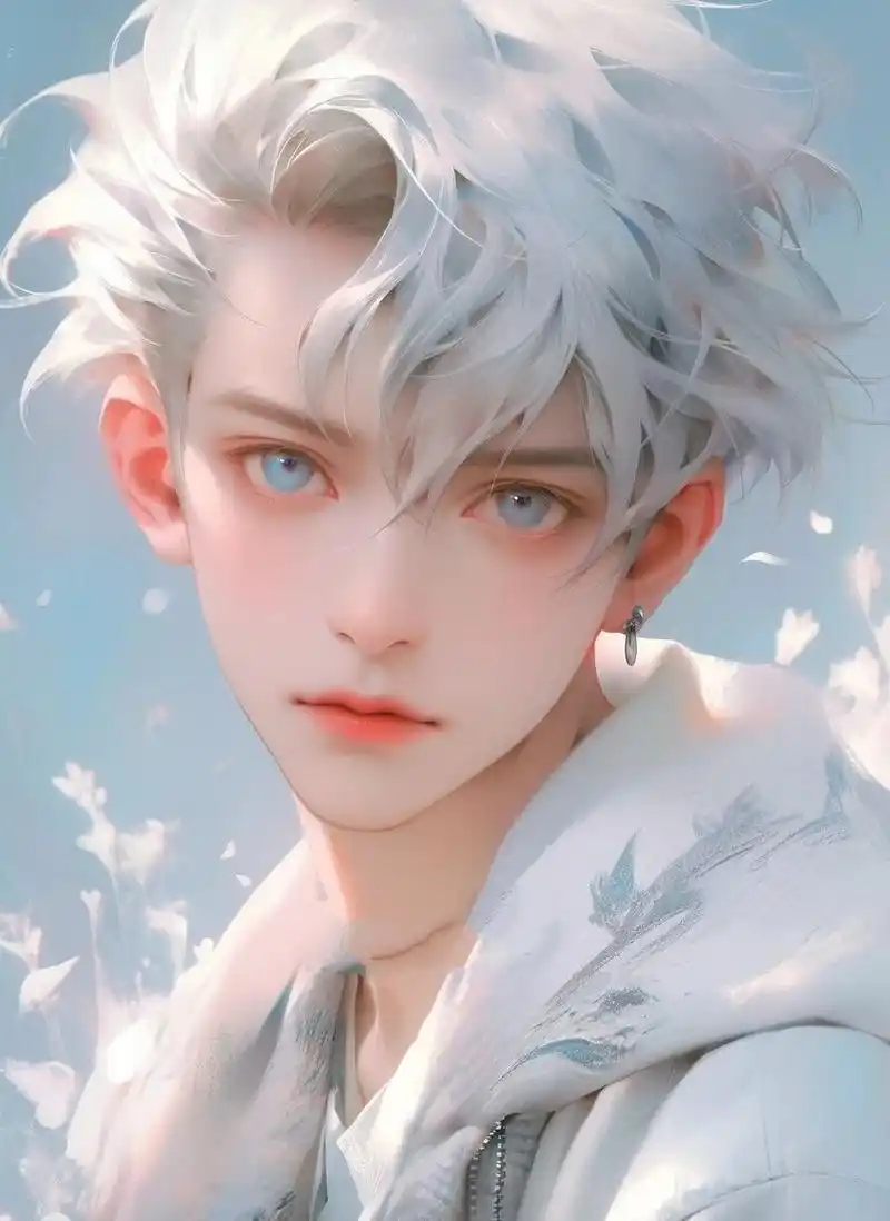 白发帅哥 | 高级 冷色 仙气