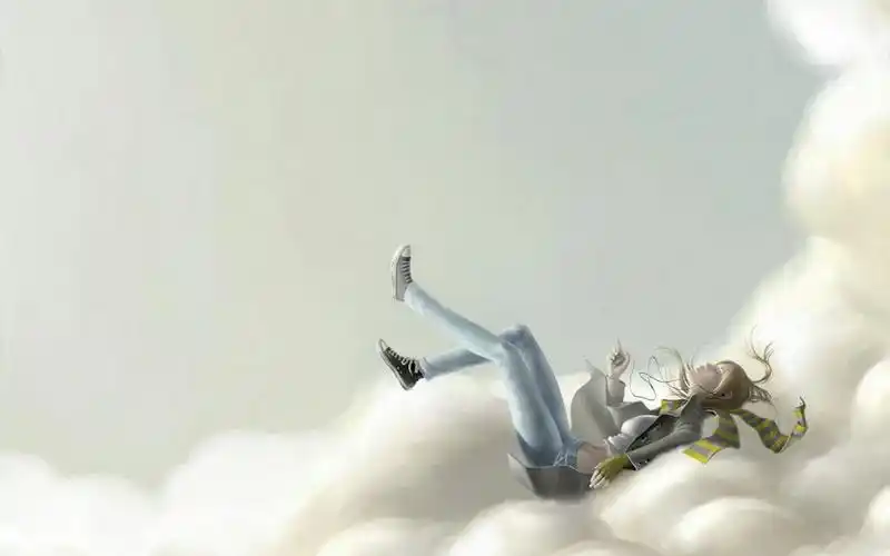 壁纸,卡通,居家女孩