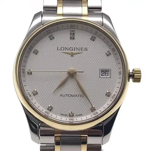 0新]浪琴名匠系列日历钻石刻度自动机械男表l2.518.5.77.