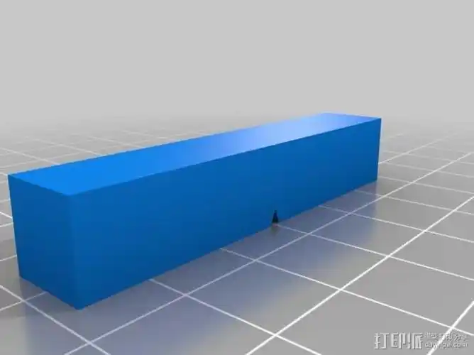 长方体 3d打印模型渲染图