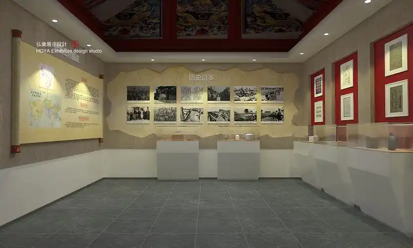 凝固记忆中的乡愁村史馆展陈设计