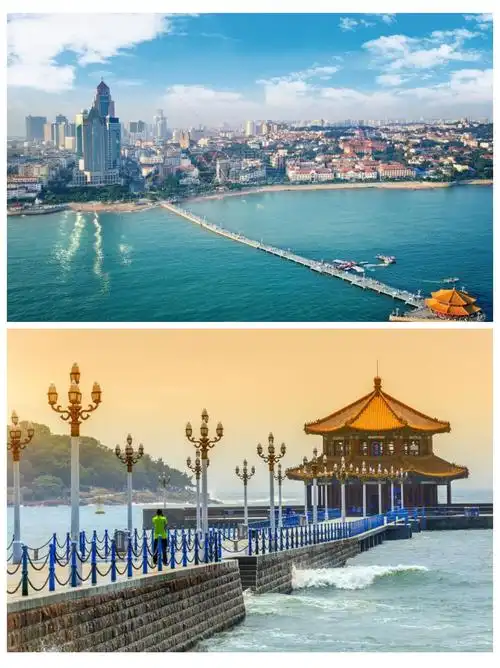 青岛栈桥景点图片  青岛栈桥真的是青岛必去的景点之一呀!