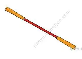 金箍棒简笔画 孙悟空拿金箍棒简笔画