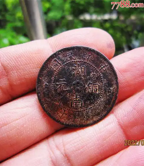 湖南九星铜元_铜元/机制铜币_第1张_7788核雕收藏