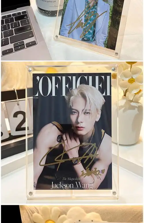 赵露思周边 赵露思亲笔签名照片周边相框写真同款摆件明星爱豆保真送