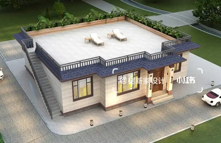 1层160平小而美农村平房小户型自建房福音