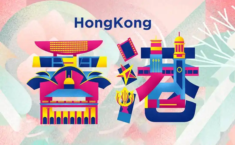 城市建筑字体设计手绘创意插画明信片字体挂画in站酷zcool