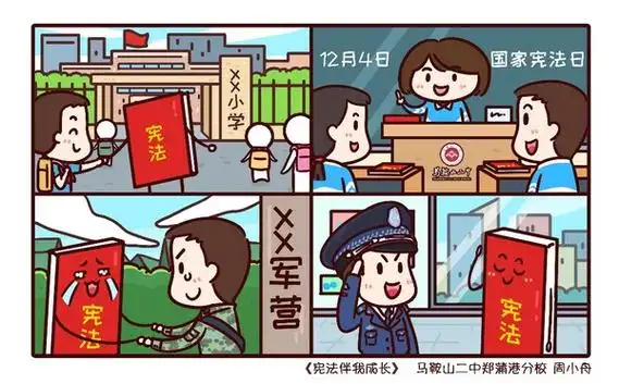 法治漫画作品——宪法宣传