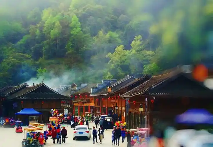 这个佫佬村尧上风光旖旎,是来到石阡泡温泉,必来观光的旅游胜地.