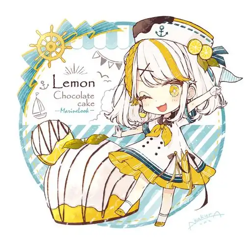 q版动漫美食甜点美食拟人