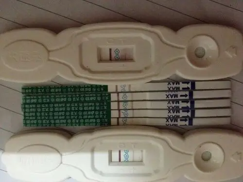 怀孕了吗?会不会是假阳性?这是我连续几天测的,有的是晨尿