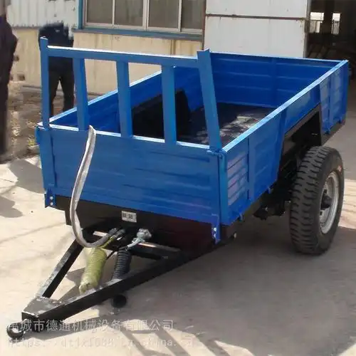 欧式粮食拖车自卸型拖拉机拖挂斗