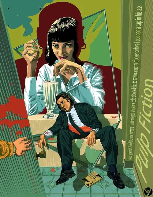 低俗小说 pulp fiction>海报