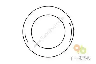 盘子图片简笔画盘子图片简笔画图案可爱