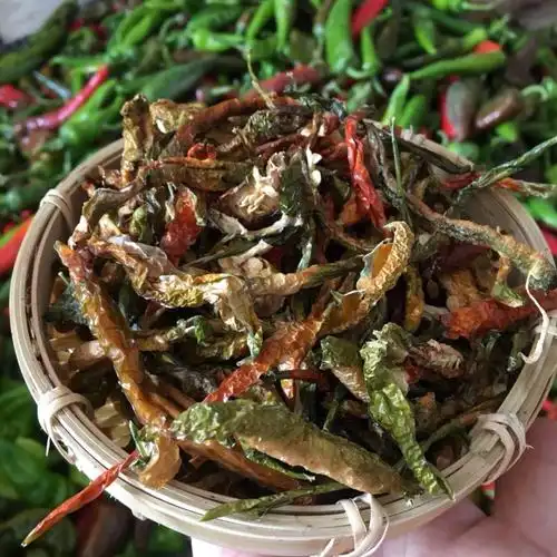 辣椒农家自晒本地干青皮红白皮500g脱水蔬菜