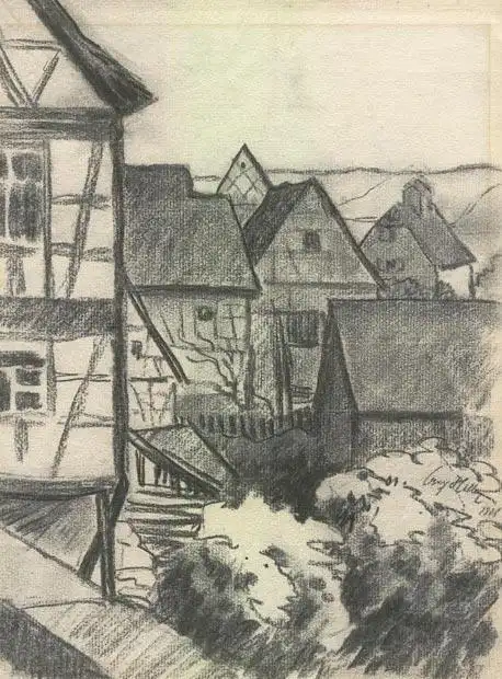 希特勒考大学画作曝光