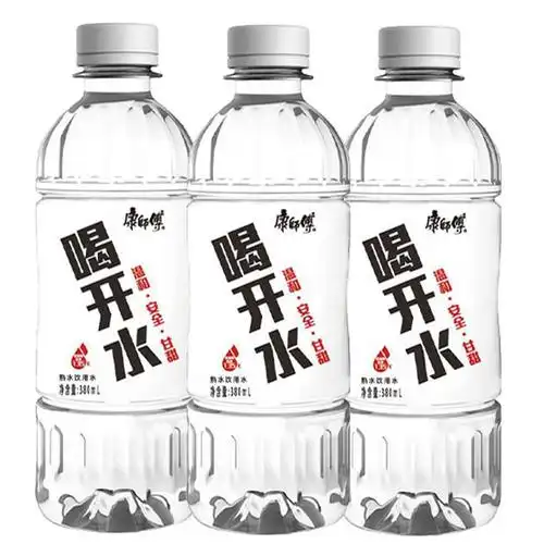康师傅喝开水热水饮用水380ml12瓶2箱家用水办公室会议用水温和甘甜