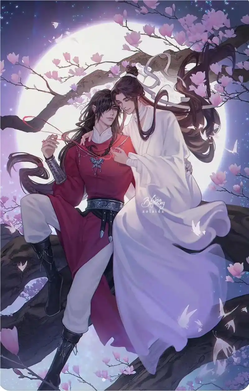 太美了!景美人更美,花怜绝美爱情#天官赐福