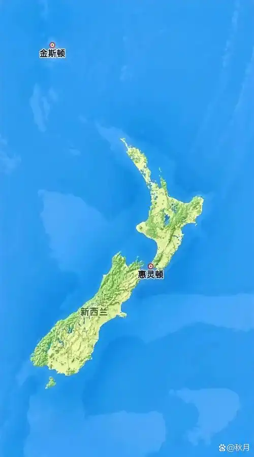 岛地形图片新西兰属于大西洋海域吗新西兰拉凯阿河在什么位置新西兰长