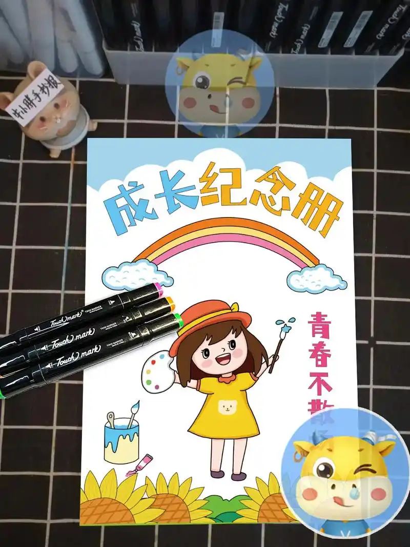 成长纪念册手抄报来啦,有可 - 抖音