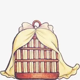 笼子简笔画彩色