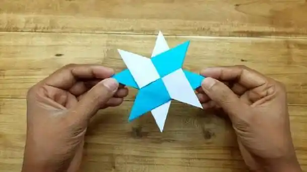 用纸折叠制作忍者暗器教程