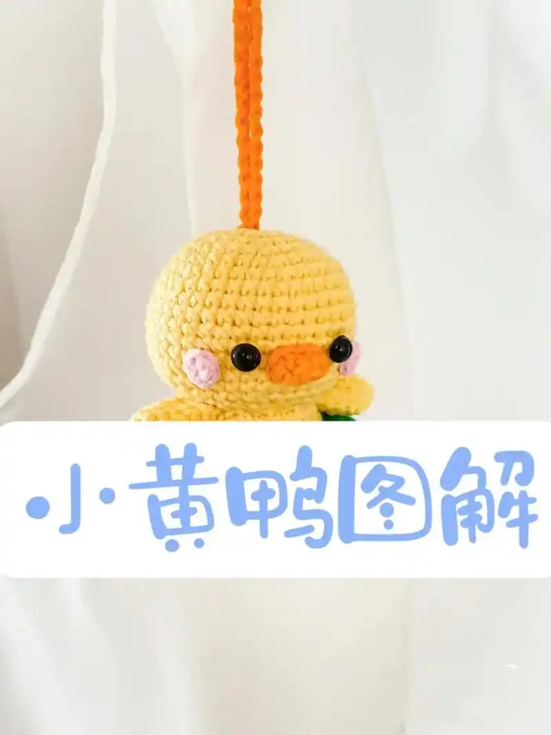 钩针图解-游泳鸭.2023年高考生加油鸭,成功上岸#创作灵感 - 抖音