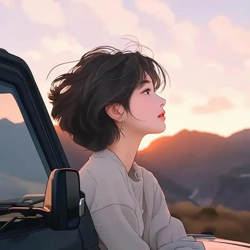 头像丨短发女生丨自由洒脱 一生所求真爱与自由 #优质作者榜