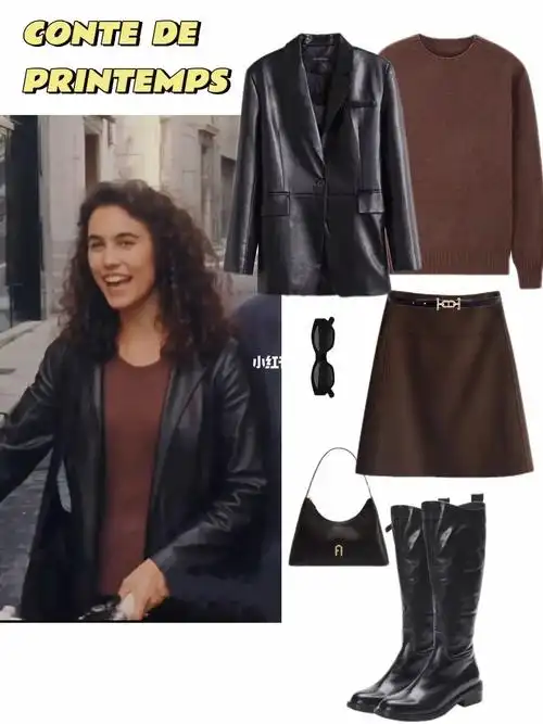 电影穿搭|老友记瑞秋成熟辣妹风 复古欧美