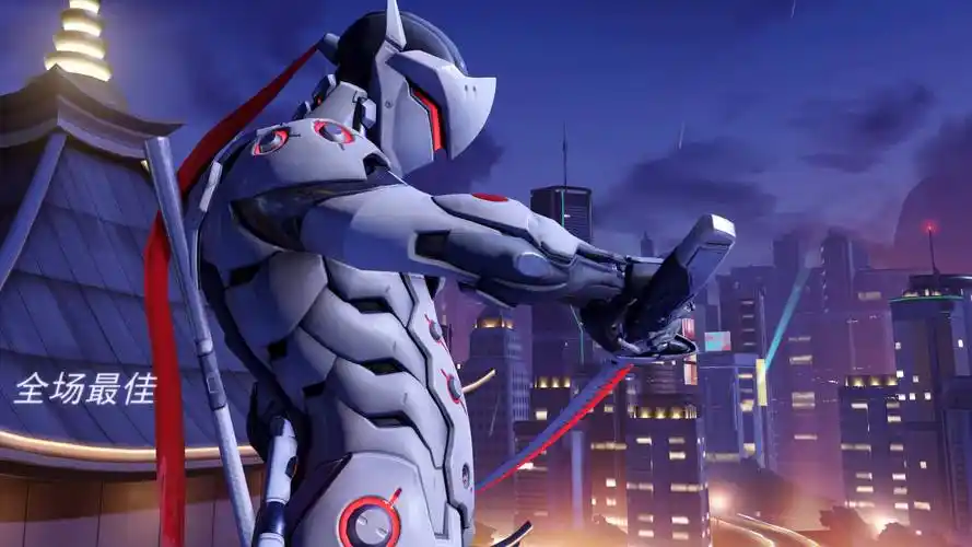 当你的源氏在人群中只有58血时拔刀,结果会是q键回城吗?