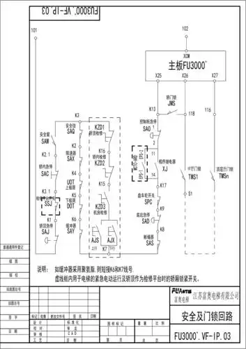 1客货梯默纳克3000电气原理图省接触器pdf