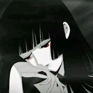 超好看黑暗系女生头像 高清黑白特别丧的头像女黑暗系图片