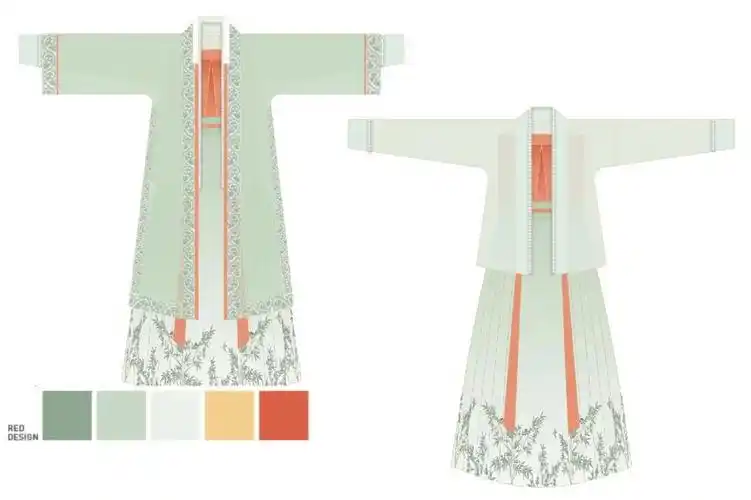 宋制汉服原创图稿