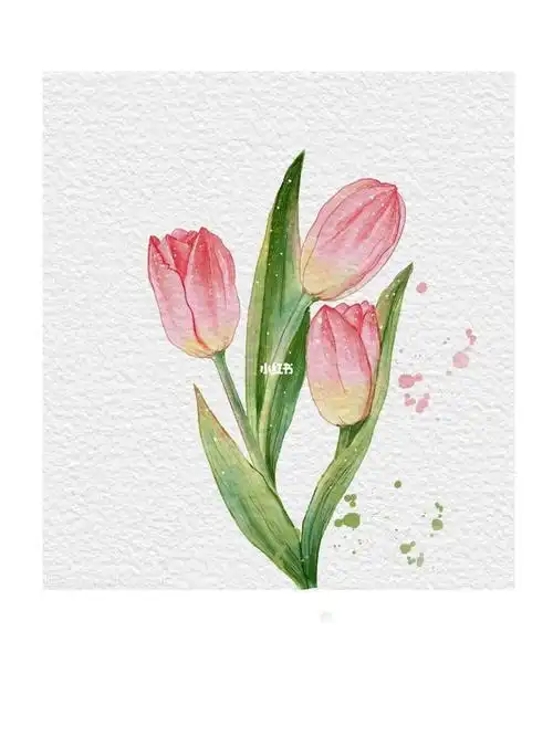 ipad自学绘画day9郁金香上色临