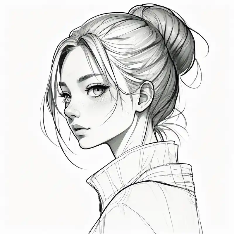 🎨素描女生头像精选👩‍🎨